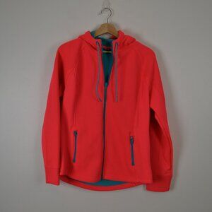 Swiss Tech Missy Jacket Womens M Full Zip 2 Pocket Hooded Fleece Lining Jacket